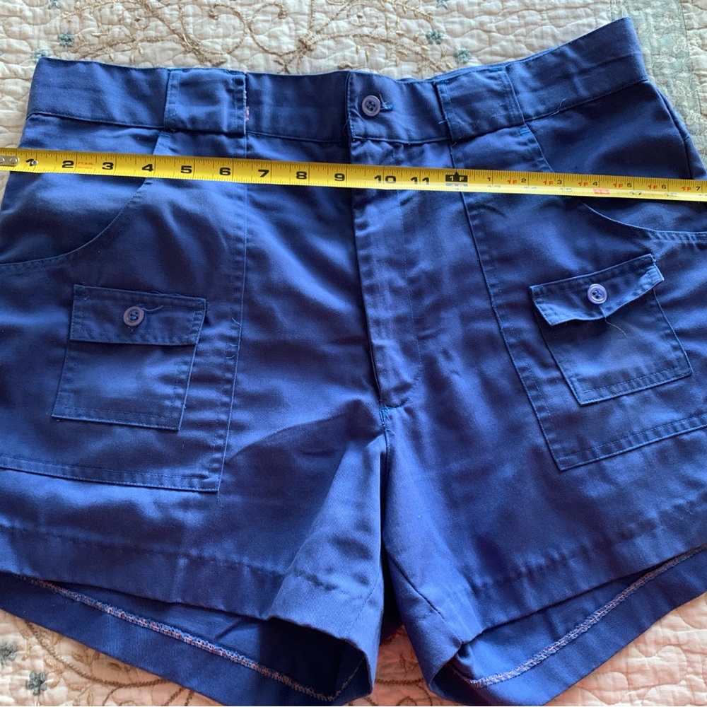Vintage OMNI II LTD Mens Navy Blue Shorts size 38